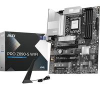 MSI PRO Z890-S Carte mère WiFi ProSeries (prend en charge les processeurs Intel Core Ultra Series 2, LGA 1851, DDR5, PCIe 5.0, M.2, SATA, LAN 2,5 Gbit/s, USB Type-C, Wi-Fi 7, Bluetooth 5.4,