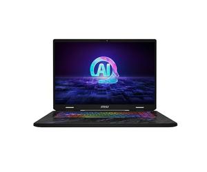 MSI Pulse 17 AI C1VFKG-009FR Intel Core Ultra 7 155H Ordinateur Portable 43,2 cm (17") Quad HD+ 32 Go DDR5-SDRAM 1 to SSD NVIDIA GeForce RTX 4060 WiFi 6E (802.11ax) Windows 11 Pro Noir