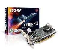 MSI R5570-MD1G - Adaptateur graphique - Radeon HD 5570 - PCI Express 2.1 x16 - 1 Go DDR3 - Digital Visual Interface, HDMI ( HDCP ) - sortie TVHD