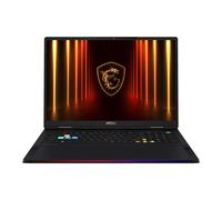 MSI Raider 18 HX AI A2XWJG-459ES Intel Core Ultra 9 285HX Ordinateur portable 45,7 cm (18 ) UHD+ 64 Go DDR5-SDRAM 2 To SSD NVIDIA GeForce RTX 5090 Wi-Fi 7 (802.11be) Windows 11 Home Noir