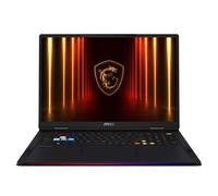 MSI Raider 18 HX AI A2XWJG NVIDIA GeForce Intel Core Ultra 9 285HX Ordinateur portable 45,7 cm (18 ) UHD+ 64 Go DDR5-SDRAM 4 To SSD NVIDIA GeForce RTX 5090 Wi-Fi 7 (802.11be) Windows 11 Pro Noir
