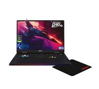 msi Raider 18 HX Ordinateur portable de jeu, Intel Ultra 9-285HX, 32 Go de RAM DDR5, 2 To PCIe SSD, 18" QHD+ (2560 x 1600) 240 Hz, Nvidia G-Force RTX 5080, clavier rétroéclairé RVB, W11 Pro, Core