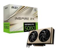 MSI RTX 5060 INSPIRE 2X OC 8G, GeForce RTX 5060, 8.0 GB GDDR7, PCI-Express