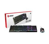 MSI S11-04DE601-CLA clavier Souris incluse Gaming USB QWERTZ Allemand Noir