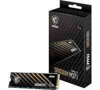 MSI SPATIUM M371 NVMe M.2 1TB - Disque SSD Interne 2 to, PCIe 3.0 NVMe M.2, Lecture 2350 MB/s & Écriture 1700 MB/s, 3D NAND, Sécurité des Données Intégrée, Center, 210 TBW
