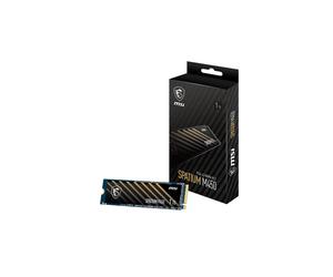 MSI SPATIUM M450 1TB SSD NVMe PCIe 4.0 M.2 2280 3D NAND Lecture 3600 Mo/s Écriture 3000 Mo/s 420K/550K IOPS