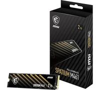 MSI SSD SPATIUM M461 2 To M.2 PCIe 4.0 Vitesse d'écriture 4200 Mo/s