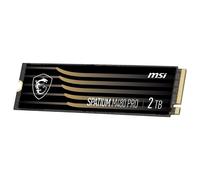 Disque dur SSD - MSI - Spatium M480 Pro - 2 To - PCIe 4.0 NVMe - 7400 Mo/s lecture, 7000 Mo/s écriture