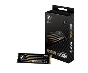 MSI SPATIUM M480 PRO PCIe 4.0 NVMe M.2 SSD interne PCIe Gen4 NVMe (SPATIUM M480 PRO PCIe 4.0 NVMe M.2 2 To)