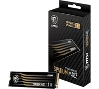 MSI SPATIUM M482 SSD 1TB - Disque SSD Interne 1 to, PCIe 4.0 NVMe M.2, Lecture 7200 MB/s & Écriture 6100 MB/s, 3D NAND, Sécurité des Données Intégrée, Garantie 5 Ans (600 TBW)