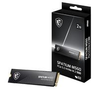 SSD - MSI - SPATIUM M560 - 2 To - PCIe 5.0 - Vitesse 10300 MB/s