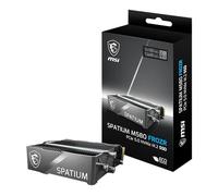 MSI SPATIUM M580 PCIe 5.0 NVMe M.2 4TB FROZR - Disque SSD Interne 4 to avec radiateur, PCIe 5.0 NVMe M.2, Lecture 14100 MB/s & Écriture 12600 MB/s, 3D NAND, Garantie 5 Ans (3000 TBW)