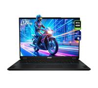 MSI Stealth 18 AI Studio Gaming Laptop Intel Ultra 9-185H, 32 Go de RAM DDR5, 1 To PCIe SSD, 18" WQUXGA (3840 x 2400) 120 Hz Mini écran LED, Nvidia G-Force RTX 4080, clavier rétroéclairé, W11 Home