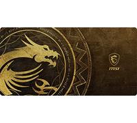 MSI Tapis de Souris de Jeu XXL Ultra Lisse en Soie avec Surface Textile antidérapante et Base en Caoutchouc Naturel de 3 mm d'épaisseur (Agility G D80 Dragon TIAMAT)