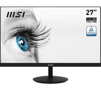 MSI PRO MP271A - Écran LCD - 27" - 1920 x 1080 Full HD (1080p) @ 100 Hz - IPS - 300 cd/m² - 1000:1 - 1 ms - HDMI, VGA, DisplayPort - haut-parleurs - noir Noir G