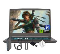 msi Thin 15 Ordinateur portable de jeu FHD 144 Hz, NVIDIA GeForce RTX 4050, Intel Core i5-13420H, 32 Go de RAM, 2 To de stockage (SSD PCIe 1 To et station d'accueil de 1 To), clavier rétroéclairé
