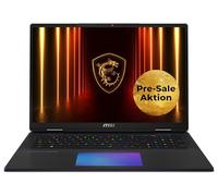 MSI Titan 18 HX AI Ordinateur portable de jeu, avec écran UHD+ mini LED 18", Intel Core Ultra 9, NVIDIA GeForce RTX 5090, 96 Go de RAM DDR5, SSD 6 To, Windows 11 Home, clavier QWERTZ, noir, A2XWJG-070