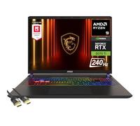 MSI Vector 16 HX AI 16” 240Hz QHD+ Gaming Laptop, AMD Ryzen 9 8940HX, NVIDIA Geforce RTX 5070Ti, 64GB RAM, 2TB SSD, Thunderbolt 4, Wi-FI 7, Win 11, Cosmo Gray, PDG HDMI Cable, US Version KB