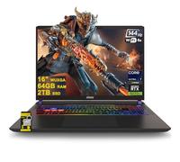 MSI Vector 16 HX AI Ordinateur portable de jeu 16" QHD+ IPS 240 Hz Intel 20-core Ultra 7 255HX (Beats i9-14900HX) 64 Go de RAM 2 To SSD GeForce RTX 5070 RVB rétroéclairé Thunderbolt5 Wi-Fi 6E Win11