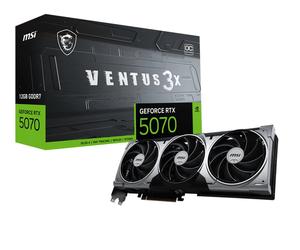 MSI VENTUS GeForce RTX 5070 12G 3X OC NVIDIA 12 Go GDDR7