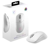 MSI VERSA 300 WIRELESS WHITE Souris Gaming - Capteur Optique 8000 DPI, taux de Rapport 1000 Hz, symétrique, Micro-switches Kailh 30M+ clics, 6 Boutons, Batt. 50h, Latence 1ms, RGB, 60g - avec/sans Fil