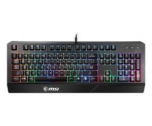 MSI Vigor GK20 clavier Gaming USB AZERTY Français Noir