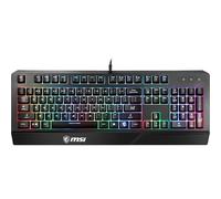 MSI Vigor GK20 clavier Jouer USB AZERTY Français Noir