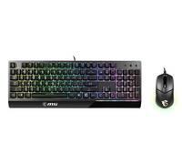 MSI VIGOR GK30 clavier Souris incluse Gaming USB QWERTY Anglais américain Noir