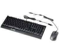 MSI Vigor GK30 Combo DE Gaming Keyboard and GM11 Gaming Mouse (Wired,Flasger Switch,QWERTZ Layout,Black,RGB)