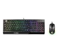 MSI Vigor GK30 combo - Ensemble clavier et souris - rétro-éclairé - USB - Français