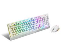 MSI Vigor GK30 Combo White clavier Souris incluse Gaming USB QWERTY Italien Blanc