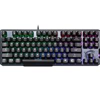 MSI Vigor GK50 Elite TKL LL US Clavier de jeu mécanique RVB avec commutateurs Kahil Bleu