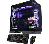 msi Vision ZS Gaming Desktop, Ryzen 7 9800X3D, RTX 5070, 32 Go DDR5, SSD 2 | AMD Ryzen 7 9800X3D, refroidissement liquide AIO 360 mm, WiFi 6E, compatible VR, Win 11 Home. Modèle 9NVP-2068US