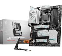 MSI X670E Gaming Plus Carte mère de jeu Wi-Fi Processeurs AMD Ryzen 9000/8000/7000, AM5, DDR5, PCIe 5.0, SATA 6 Go/s, emplacements M.2, USB 3.2 Gen 2, Wi-Fi 6E, Bluetooth 5.3, LAN 2,5 Gbit/s, HDMI/DP