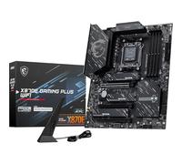 MSI X870E Gaming Plus Carte mère WiFi, ATX - Prend en charge les processeurs AMD Ryzen 9000/8000/7000, AM5-60A SPS VRM, DDR5 Memory Boost 8200+ MT/s (OC), PCIe 5.0 x16 & 4.0 x4, M.2 Gen5, Wi-Fi 7, 5G