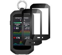 Msialt Case Compatible avec Edge 1050 - Pare-Chocs de Protection intégrale | Housse de Protection Antichoc en Silicone Noir++ [2pcs] Protecteur d'écran dureté 9h