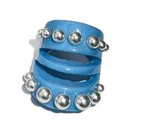 Msioytog 1 pièce de bagues creuses en perles d ' imitation, anneaux ouverts en résine avec découpe creuse pour empiler et offrir en, accessoire de décoration de doigt