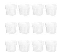 Msioytog 12 pièces en Plastique Suspendus Tasse de d ' Eau de Plantation d ' pour diverses d ' Eau Aquariums Accessoires de Paysage Accessoires de décoration d ' Aquarium