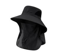 Msioytog Chapeau de Soleil avec Couvre-Chef à Larges Bords | Chapeau bob unisexe léger avec couvre-cou, plusieurs choix de couleurs pour les voyages, les activités de plein air
