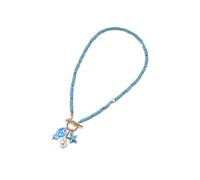 Msioytog Collier de créatures marines en céramique fait à la main avec un design de perles vibrantes adapté types de peau sensible Collier inspiré de la marine