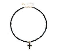 Msioytog Collier de croix de triangulaire design compact, idéal pour une coordination harmonieuse des tenues et des événements sociaux