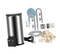 Msioytog Filtre d ' Habitat Marin de Bureau Efficace, avec Dispositif USB Silencieux et Mouvement de l ' Eau pour Aquariums de 30Cm, Ventilateur Compact de citerne à Poissons