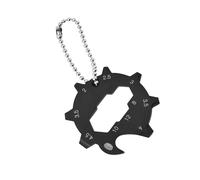 Msioytog Outil Polyvalent en Acier Inoxydable Porte-clés ouvre-Bouteille de bière léger Porte-clés Outil de Poche pour Le Camping randonnée clé Portable Tournevis clé