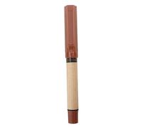 Msioytog plume en bois avec pointe de 0.38mm, poignée ergonomique pour débutant, écriture, journal, grand convertisseur d ' encres, plume en bois