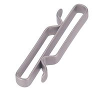 Msioytog Porte-clés de Ceinture Double Face en Forme de S Clip de Porte-clés à Boucle de Ceinture en Titane avec Boucles de Suspension de Porte-clés détachables Clip de Porte-clés détachable