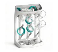 MsisieIve Grand égouttoir biberons avec Tapis de Drainage, Seche biberon Bebe,Egouttoir biberon Bebe,Adapté aux pailles sous Pression et aux Accessoires de Tire-Lait