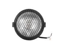 Msisuhoa Ensemble Phare Moto Pour CG125 GN125 Phare Avant Rond Modifié Pour Moto À Lentille Rétro Phares Avant(Silver)