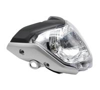 Msisuhoa Ensemble Phare Moto Pour FZ16 Pour YS150 Pour FZER150 Phare De Moto Avec Ampoule Halogène 270 X 260 X 160 Mm Phares Avant(Gray)