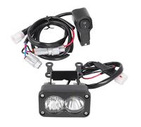 Msisuhoa Ensemble Phare Moto Pour Surron Pour Sur-Ron Pour Segway Pour Talaria Interrupteur Phare Carré Kit Pod LED À Projecteur Blanc Plug And Play Lampe Avant Moto Phares Avant