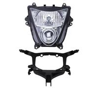 Msisuhoa Ensemble Phare Moto Pour Suzuki Pour Hayabusa Pour GSXR1300 2008-2020 Support De Carénage Supérieur Phare Avant Moto Phares Avant(With Bracket)